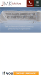 Mobile Screenshot of jmksolicitors.com